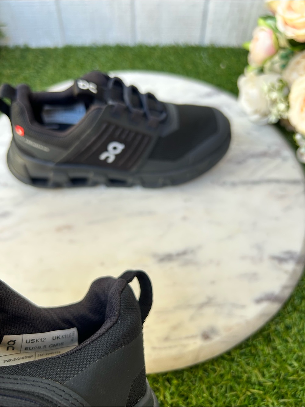On Running Kids' Cloudswift Running Shoe all black
size 12 unisex, gently used - Picture 15 of 16